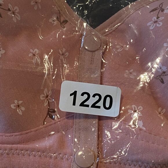 1220 Flower Printed Bra 38D Front Snap Closure Comfortable NWT - Picture 7 of 7